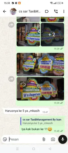 Testimonial Papan Bunga kota malang