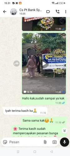 Testimonial Papan Bunga kota malang